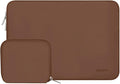 MOSISO Laptop Case 16 inch, 15-15.6 inch Laptop Sleeve Bag Compatible with MacBook Pro 16 inch, HP, Acer, Dell, Lenovo, ASUS Notebook, Neoprene Computer Sleeve Bag with Small Case, Caramel Brown