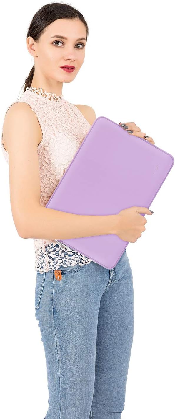 MOSISO Laptop Case 13 inch, 13 inch Laptop Sleeve Bag Compatible with MacBook Air 13 M4 M3 M2 M1 2025-2018 / Pro 13 M2 M1 2025-2016, Neoprene Computer Sleeve Bag with Small Case, Purple