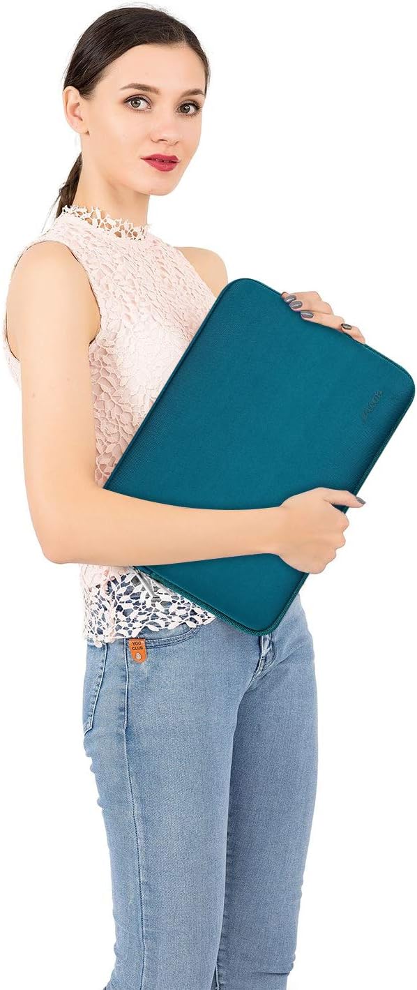MOSISO Laptop Case 15 inch, 15 inch Laptop Sleeve Bag Compatible with MacBook Air 15 M4 A3241 M3 A3114 M2 A2941 2025 2024 2023, Dell XPS 15, Neoprene Computer Sleeve Bag with Small Case, Deep Teal