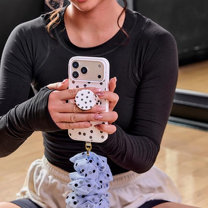 PopSockets iPhone 17 Phone Case with MagSafe- Spotlight Dots | Magnetic, Wireless Charging, Camera & Drop Protection, Phone, Women, Electronic Accessories, For iPad/Kindle/iPhone/Android