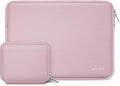 MOSISO Laptop Case 13 inch, 13 inch Laptop Sleeve Bag Compatible with MacBook Air 13 M4 M3 M2 M1 2025-2018 / Pro 13 M2 M1 2025-2016, Neoprene Computer Sleeve Bag with Small Case, Baby Pink